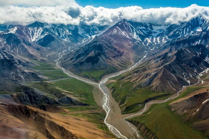 Denali mountain ranges